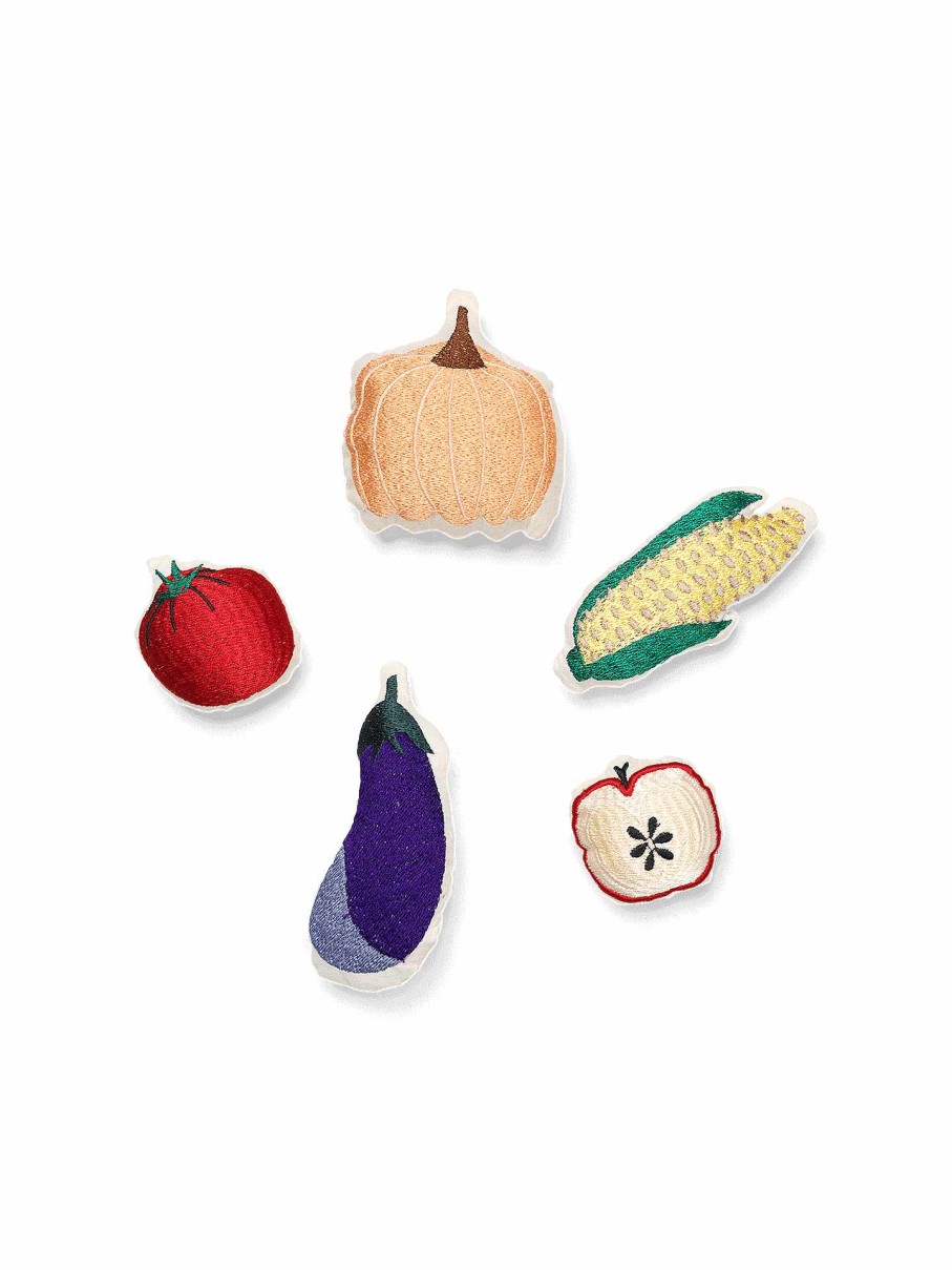 Kids Ferm Living | Embroidered Veggies Multi