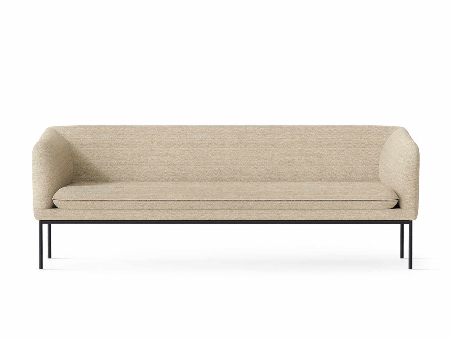 Furniture Ferm Living | Turn Sofa 3 - Black - Fiord Sand