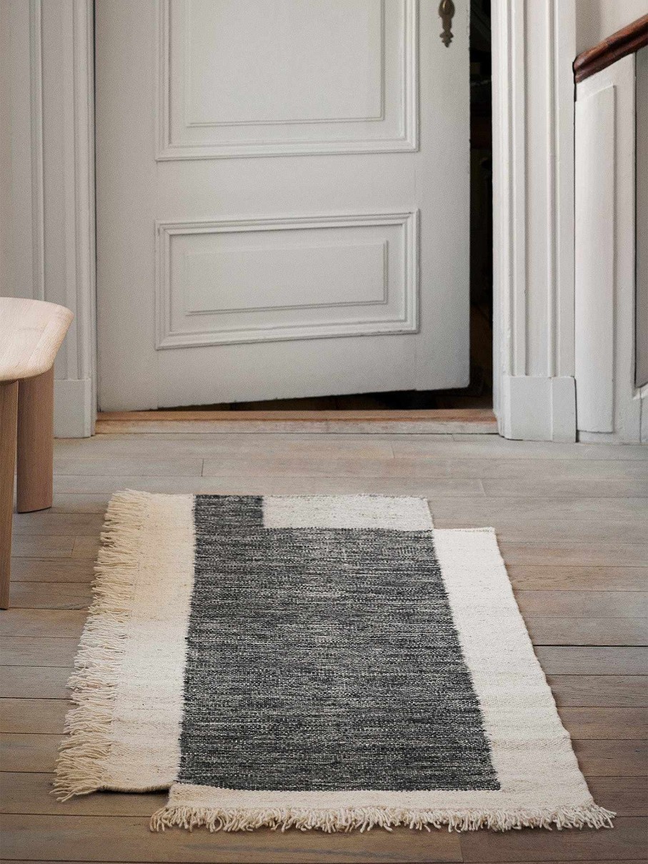 Rugs Ferm Living | Counter Runner /Off-White Charcoal