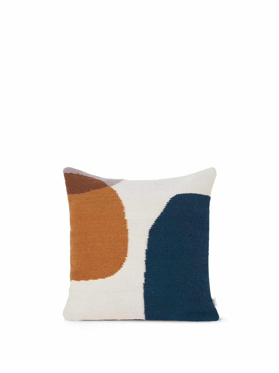 Textiles Ferm Living | Kelim Cushion Cover - Merge Offwhite