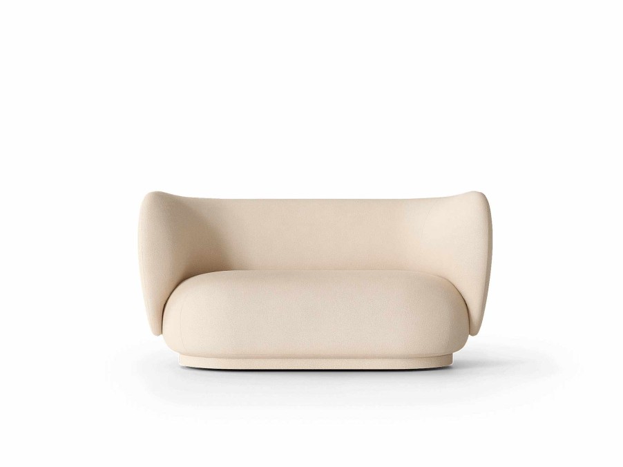 Furniture Ferm Living | Rico Sofa 2 - Brushed - Off-White Offwhite