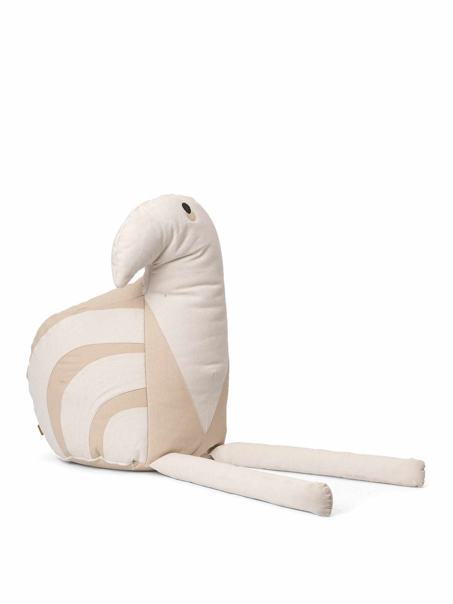 Kids Ferm Living | Birdy Bean Bag - Natural/Off-White Offwhite