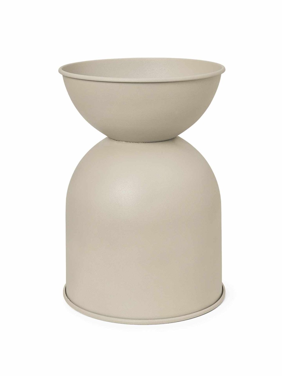 Outdoor Living Ferm Living | Hourglass Pot Large Cashmere