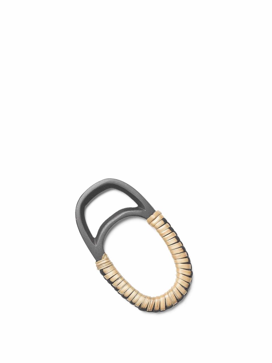 Kitchen Ferm Living | Weave Bottle Opener /Black Brass Natural