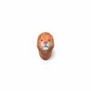 Kids Ferm Living | Animal Hand-Carved Hook - Lion Yellow