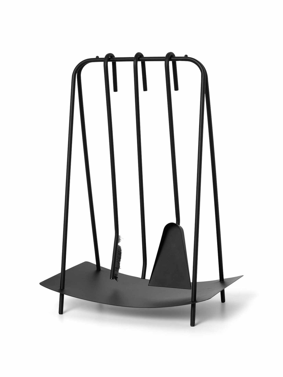 Accessories And Decorations Ferm Living | Port Fireplace Tools Black