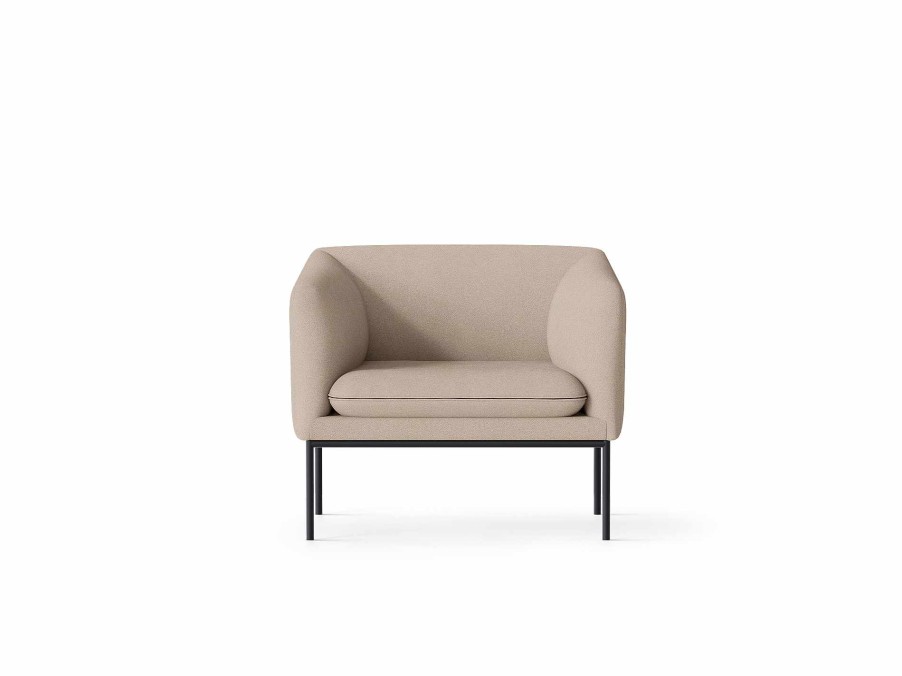 Furniture Ferm Living | Turn 1-Seater - Black - Grain Cashmere