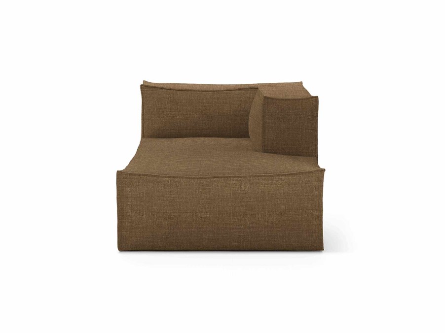 Furniture Ferm Living | Catena Sofa Chaise Longue Right S601 Hot M. - Smoked Chocolate