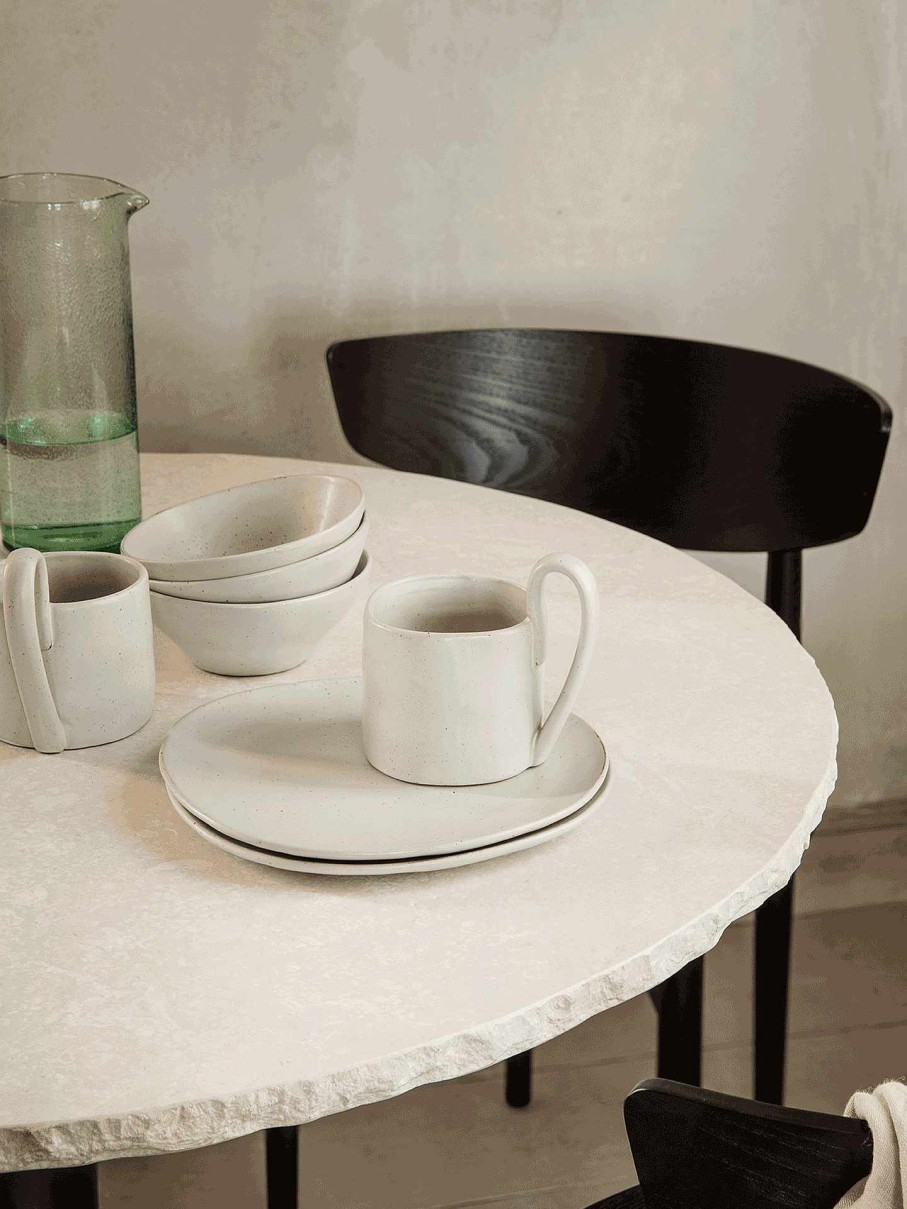 Kitchen Ferm Living | Flow Mug - Off-White Speckle Offwhite