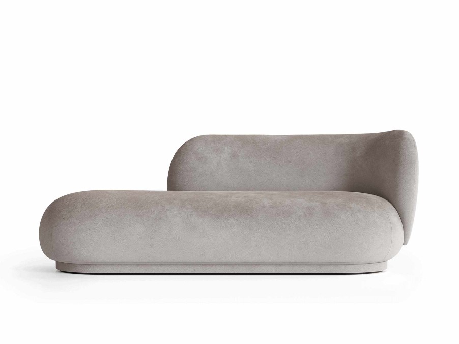 Furniture Ferm Living | Rico Divan R - Faded Velvet Concrete