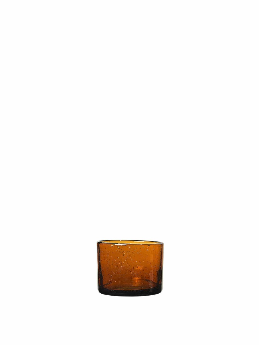 Kitchen Ferm Living | Oli Water Glass - Low Amber