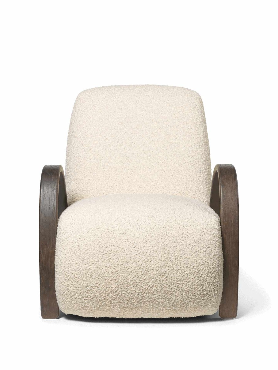 Furniture Ferm Living | Buur Lounge Chair - Nordic Boucle - Off-White Offwhite