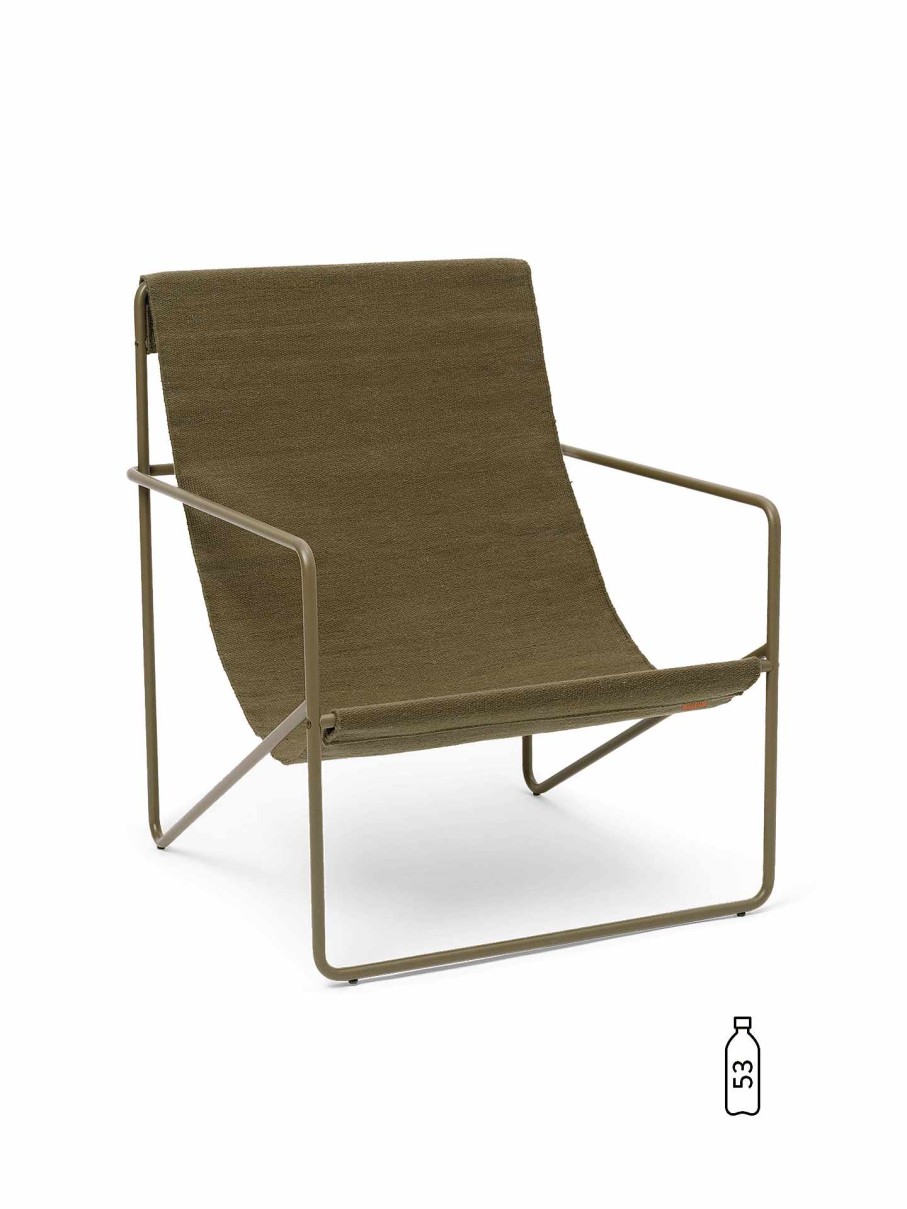 Outdoor Living Ferm Living | Desert Lounge Chair / Olive