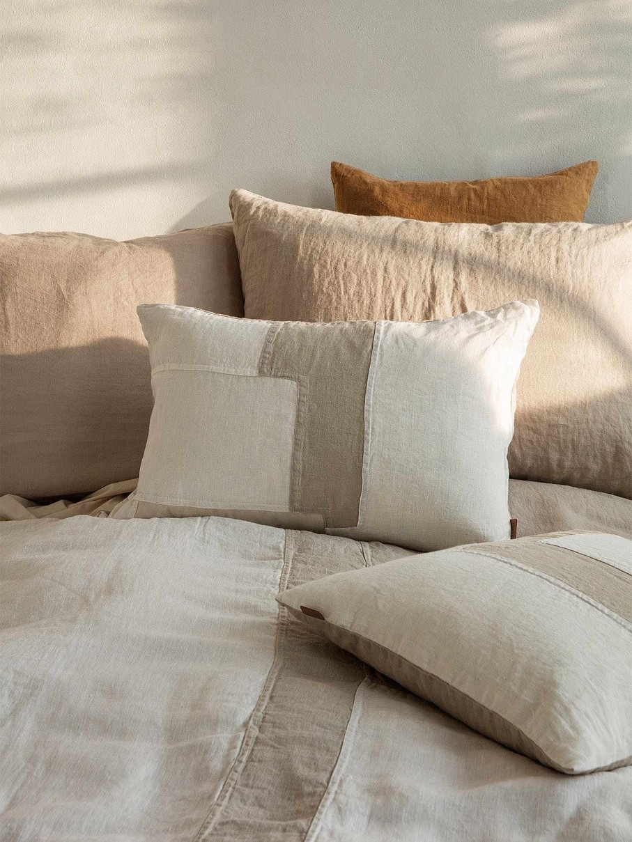 Textiles Ferm Living | Part Cushion - Large - Off-White Offwhite