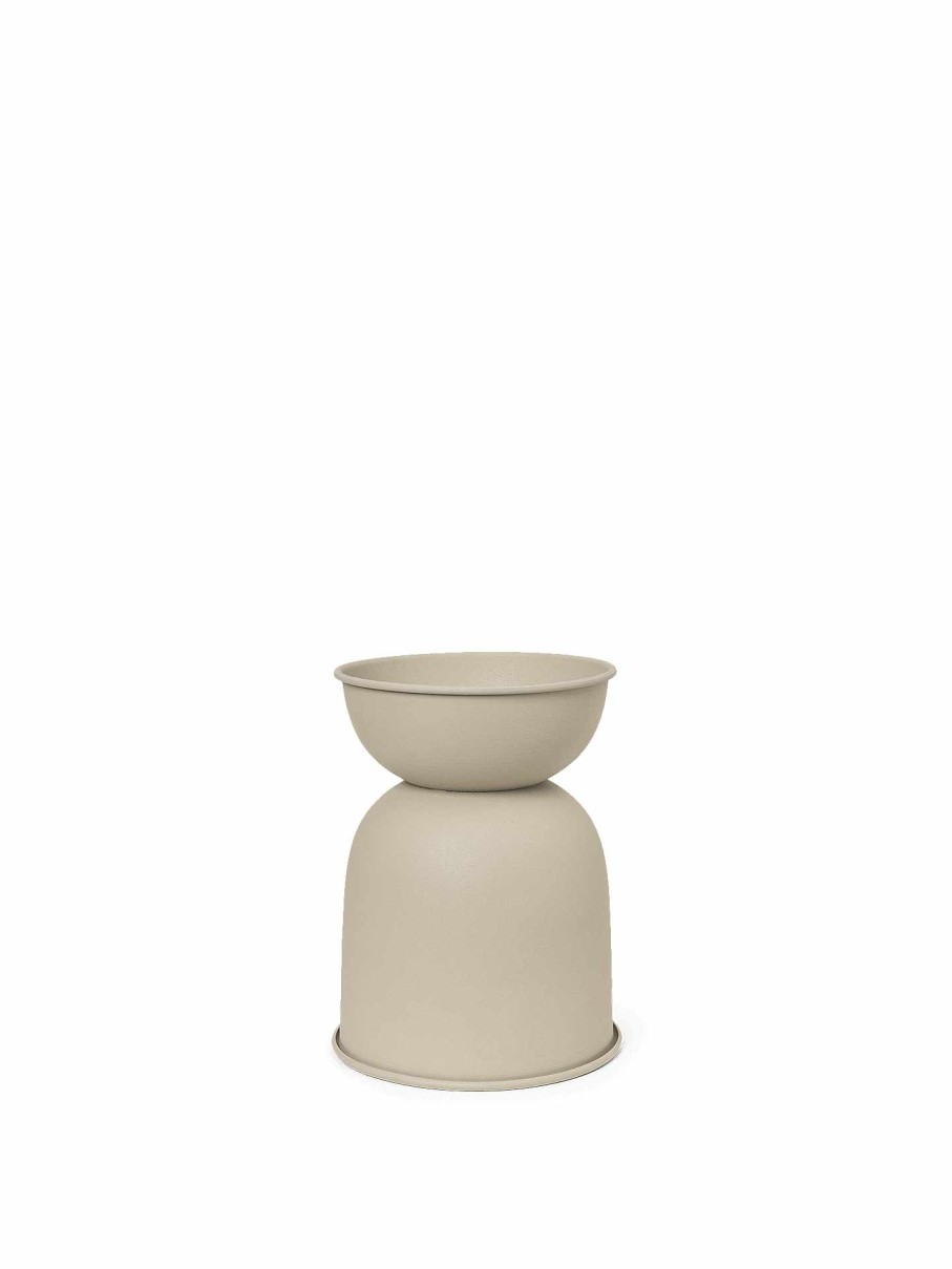 Outdoor Living Ferm Living | Hourglass Pot Extra Small Cashmere