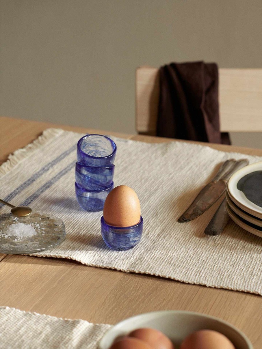 Kitchen Ferm Living | Tinta Egg Cups - Set Of 4 Blue