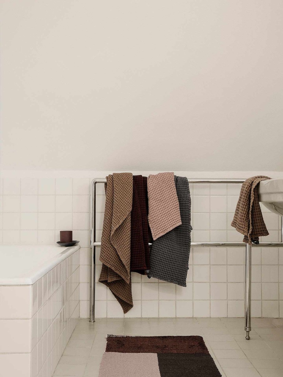 Textiles Ferm Living | Organic Hand Towel Dusty Rose