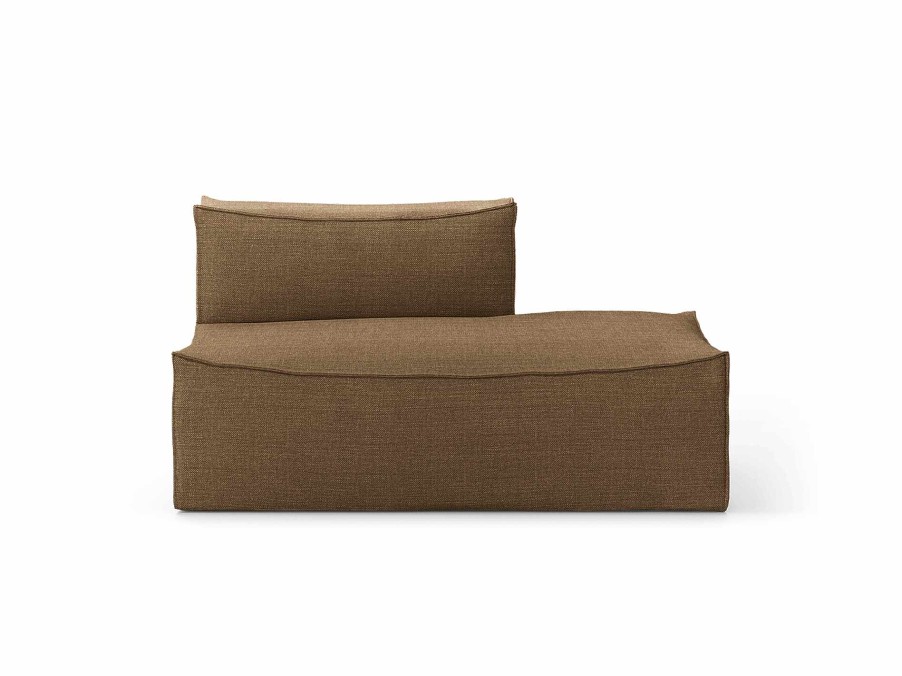 Furniture Ferm Living | Catena Sofa Open End Right S301 Hot M. - Smoked Chocolate