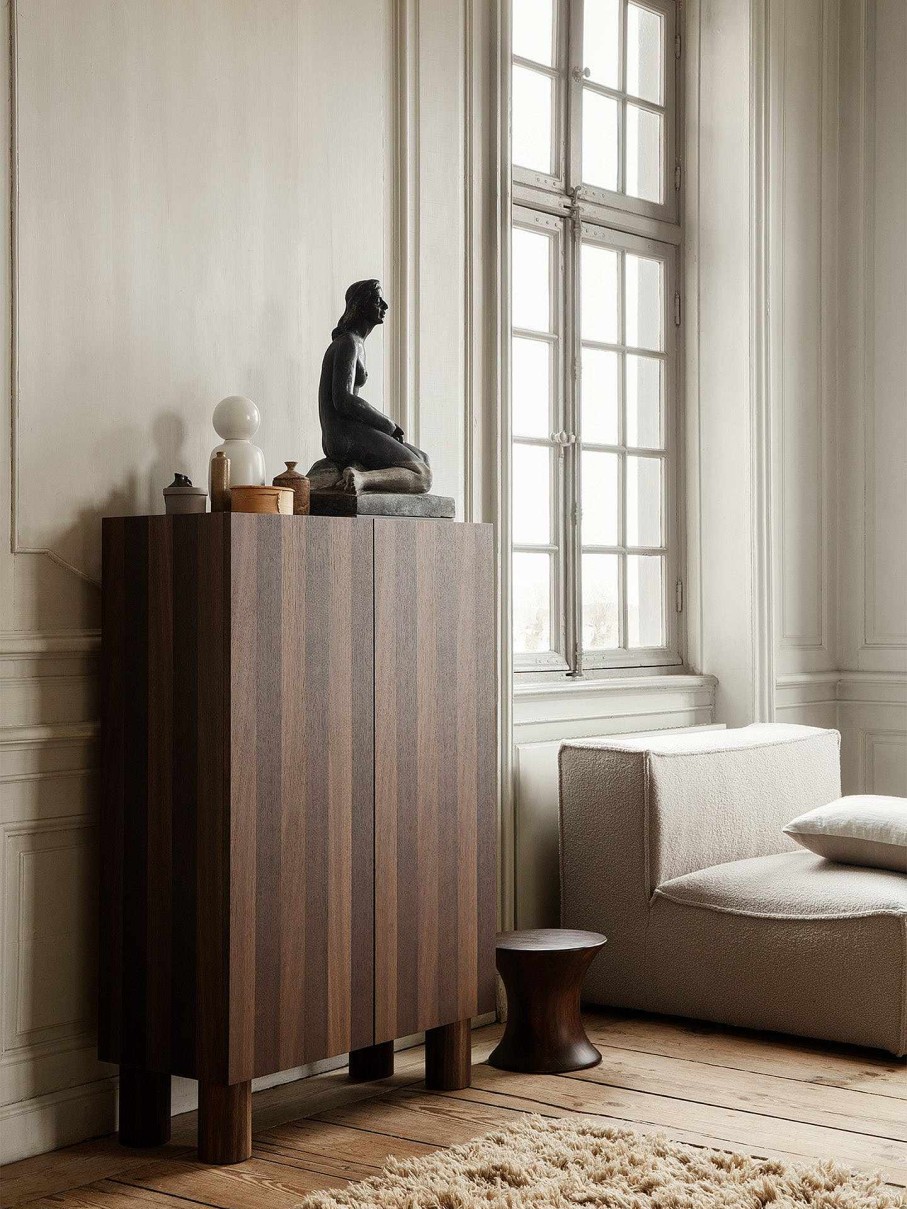 Furniture Ferm Living | Post Storage Cabinet Smoked Oak