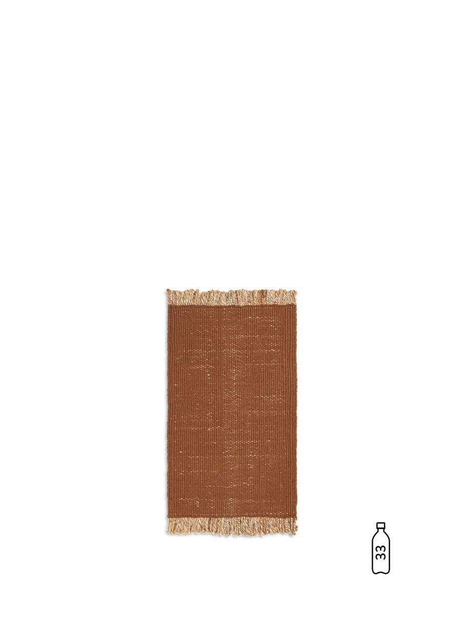 Rugs Ferm Living | Block Mat /Natural Dark Brick