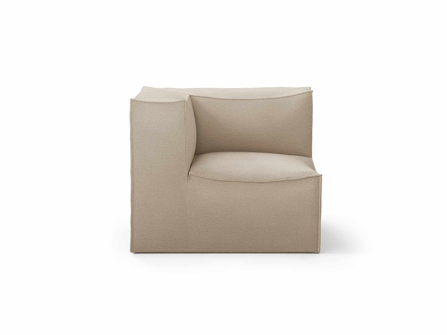 Furniture Ferm Living | Catena Sofa Connect Corner S200 Rich Linen Natural