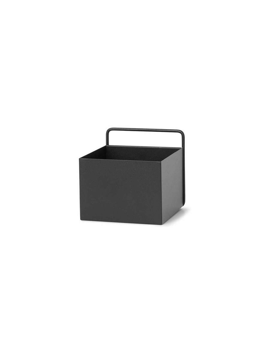 Green Living Ferm Living | Wall Box - Square Black