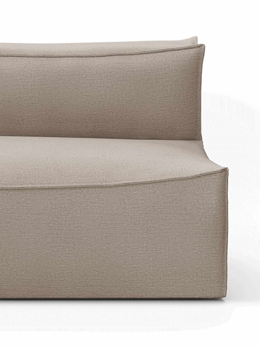 Furniture Ferm Living | Catena Sofa Open End Left L300 Cotton Linen Natural