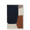 Rugs Ferm Living | Kelim Rug - Merge - Medium Dark Blue