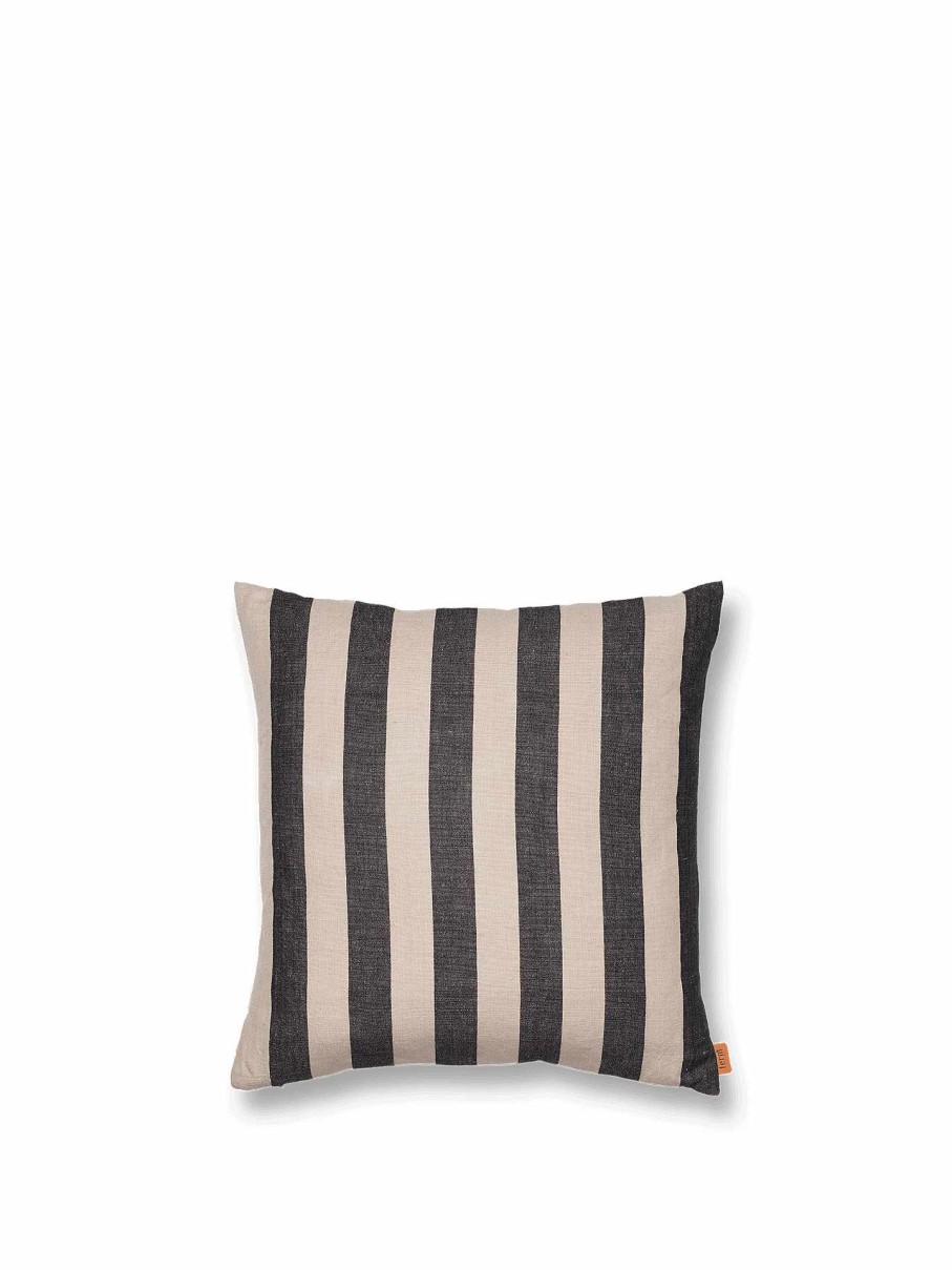 Textiles Ferm Living | Grand Cushion Cover Sand/Black