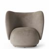 Furniture Ferm Living | Rico Lounge Chair - Faded Velvet - Beige Sand