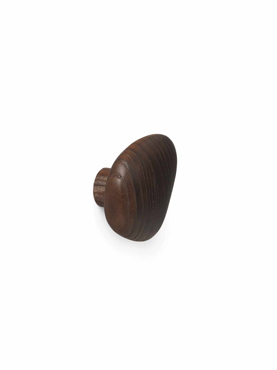 Accessories And Decorations Ferm Living | Cairn Hooks - Set Of 2 Dark Brown