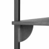 Furniture Ferm Living | Sector Shelf - Triple - Narrow Ash/ Brass Black