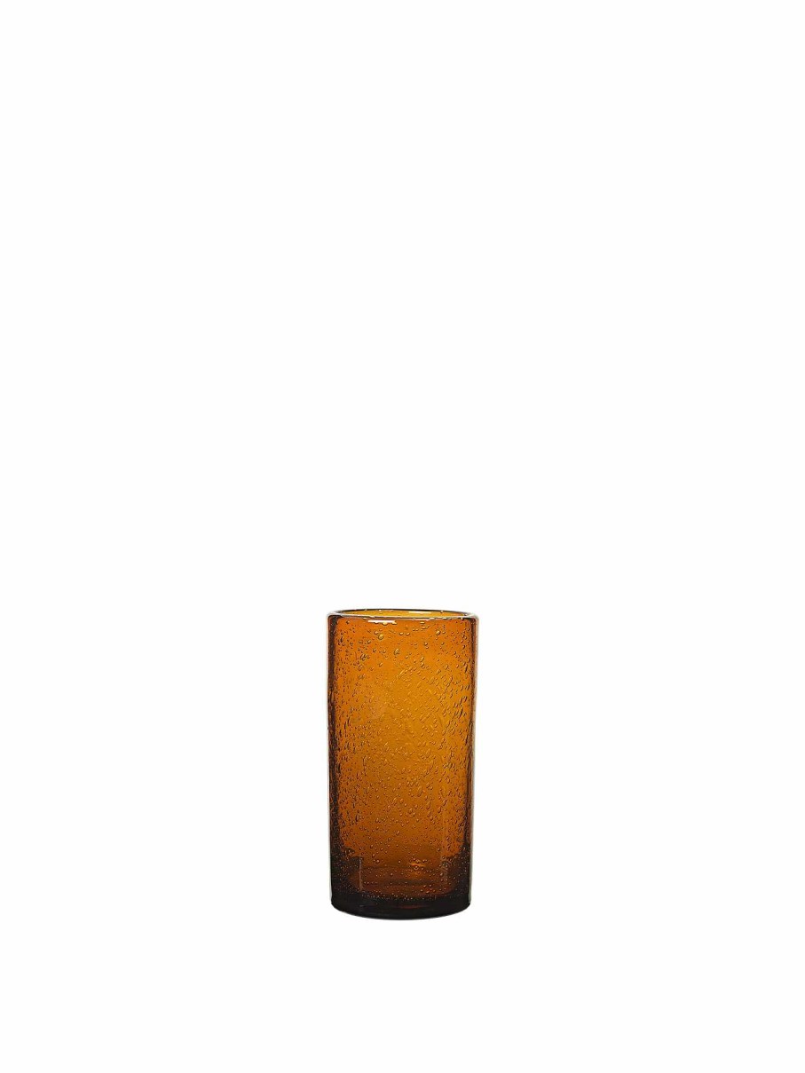 Kitchen Ferm Living | Oli Water Glass - Tall Amber