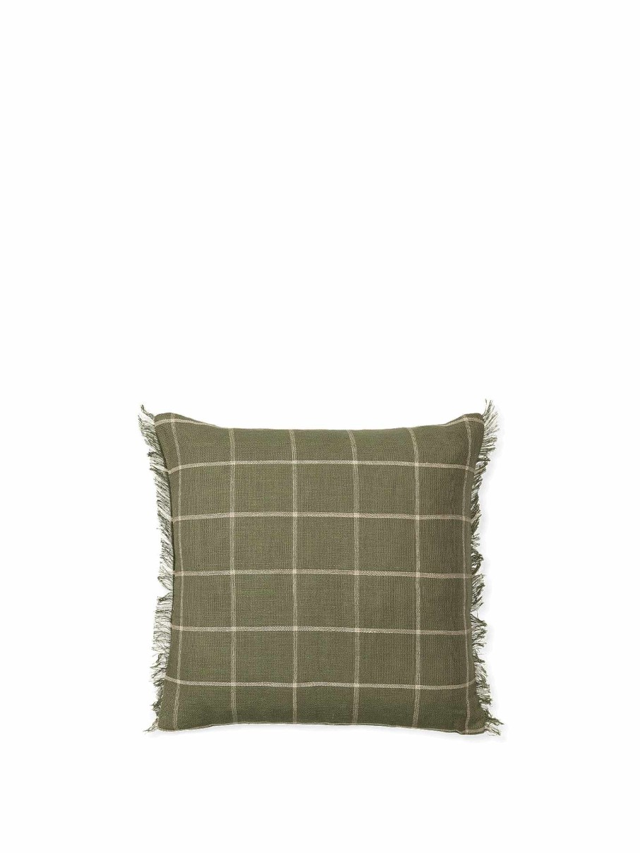 Textiles Ferm Living | Calm Cushion Cover /Off-White Olive