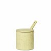 Kitchen Ferm Living | Flow Jar With Spoon Speckle Yellow