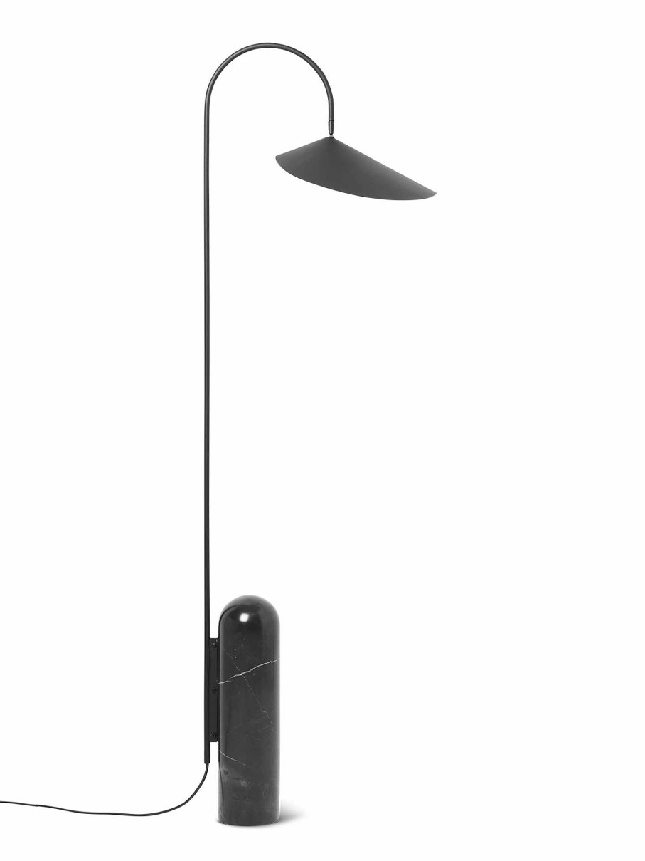 Lighting Ferm Living | Arum Floor Lamp Black