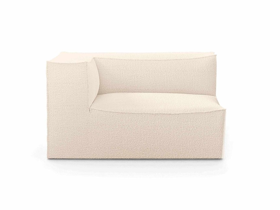 Furniture Ferm Living | Catena Sofa Armrest Left L400 Wool Boucle - Off-White Offwhite