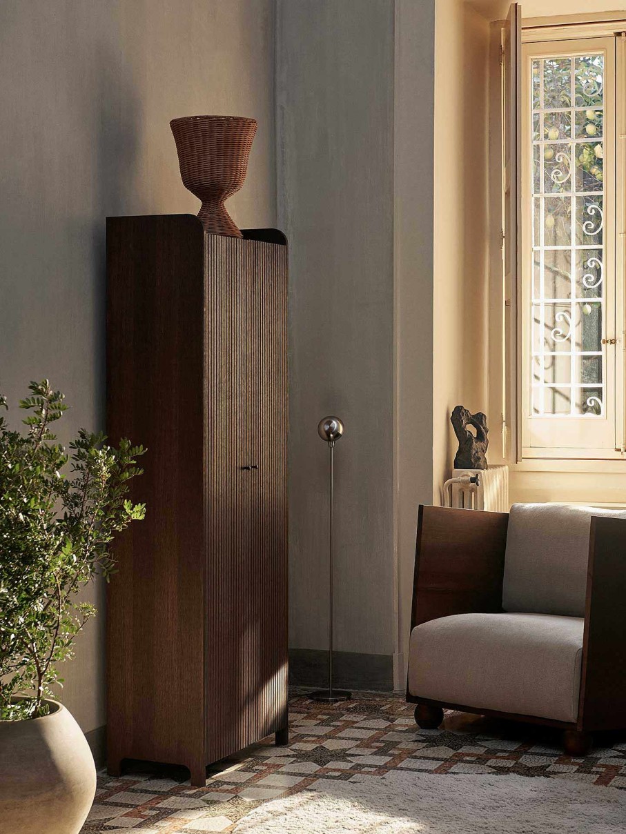 Furniture Ferm Living | Sill Cupboard - Tall Dark Stained Oak