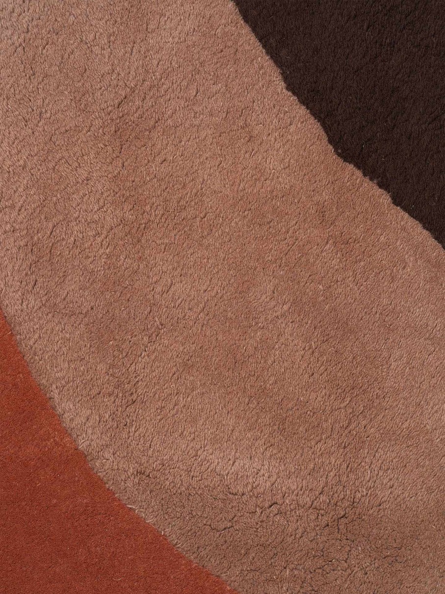 Rugs Ferm Living | View Tufted Rug Red Brown