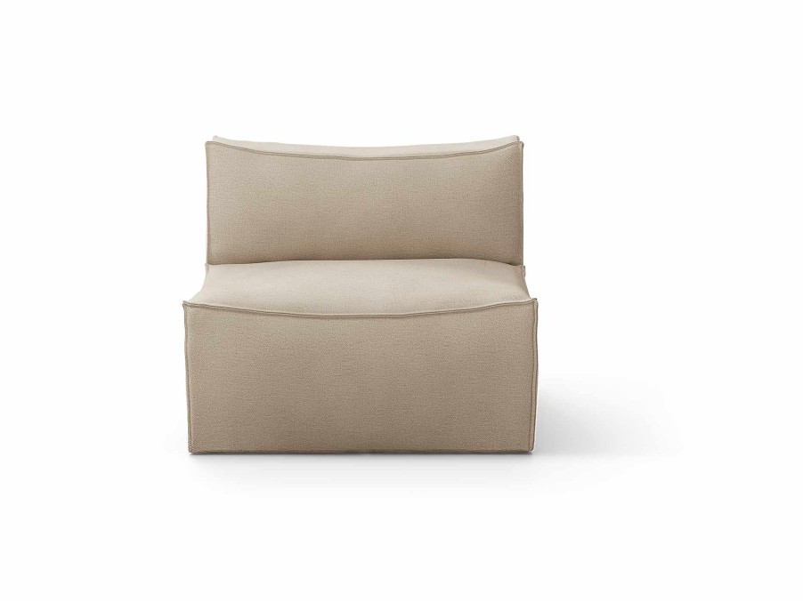 Furniture Ferm Living | Catena Sofa Center S100 Rich Linen Natural