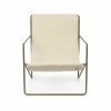 Outdoor Living Ferm Living | Desert Lounge Chair - Olive/ Cloud