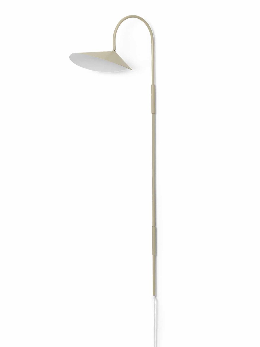 Lighting Ferm Living | Arum Swivel Wall Lamp Tall Cashmere