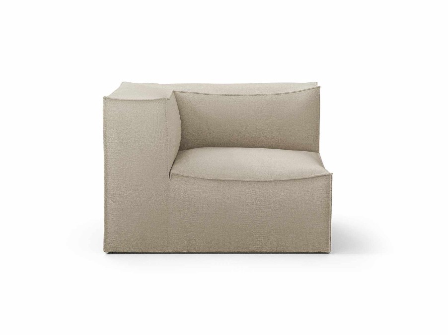 Furniture Ferm Living | Catena Sofa Connect Corner L200 Rich Linen Natural