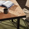 Outdoor Living Ferm Living | Flod Cafe Table /Black Terracotta