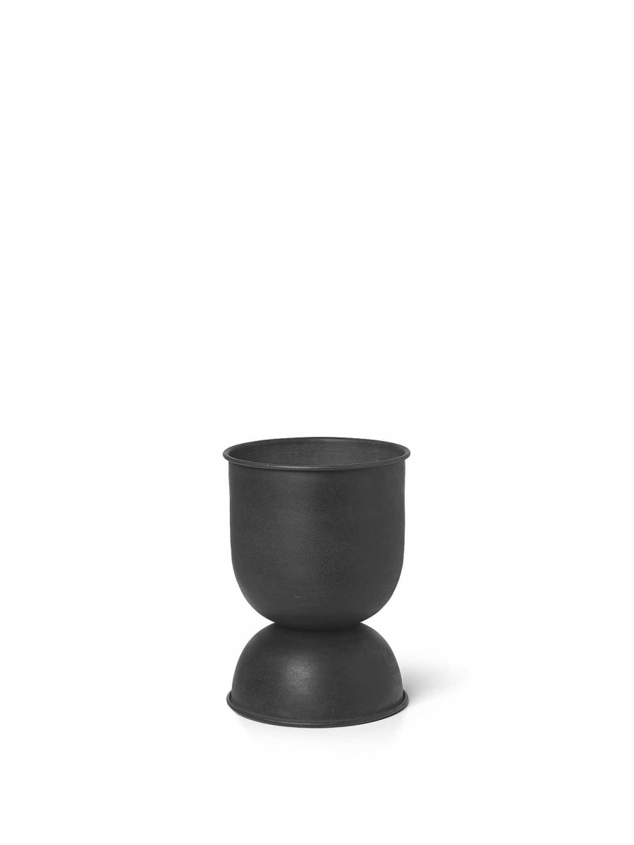 Outdoor Living Ferm Living | Hourglass Pot Extra Small Black