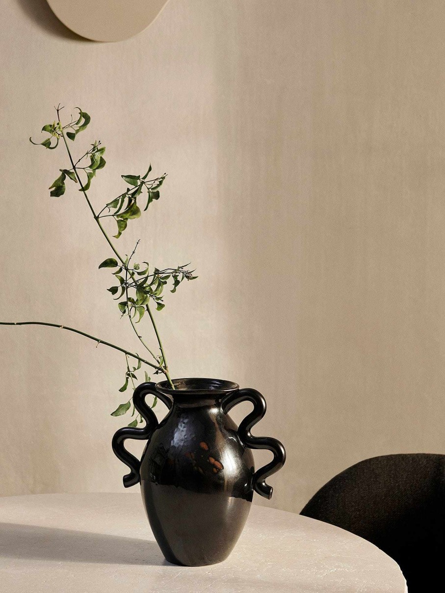 Green Living Ferm Living | Verso Table Vase Brown