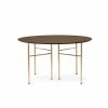 Furniture Ferm Living | Mingle Table Top Round 130 Cm Walnut Veneer