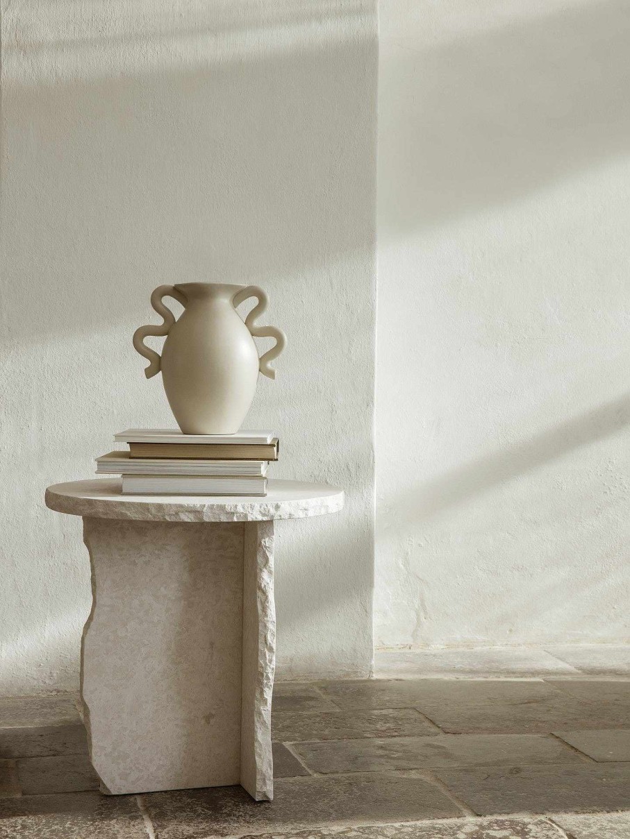 Green Living Ferm Living | Verso Table Vase - Cream Beige