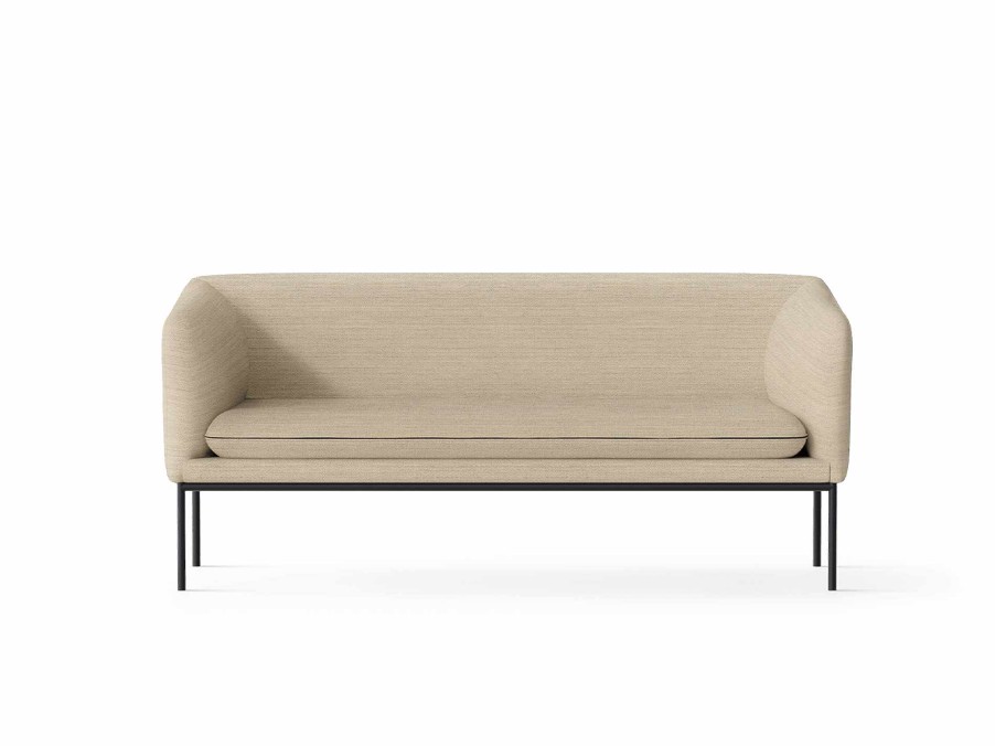 Furniture Ferm Living | Turn Sofa 2 - Black - Fiord Sand