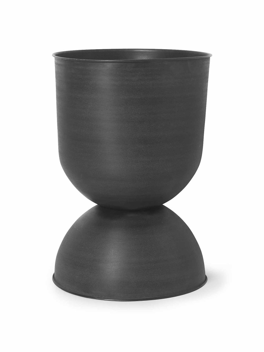 Outdoor Living Ferm Living | Hourglass Pot Large Black